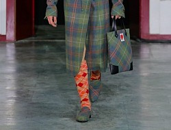 On the catwalk